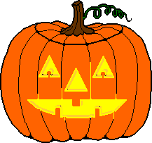 Gif zucca divertente di Halloween