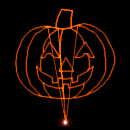 Gif zucca divertente di Halloween