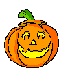 Gif zucca divertente di Halloween