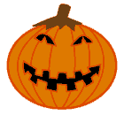 Gif zucca divertente di Halloween