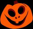 Gif zucca divertente di Halloween