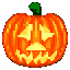 Gif zucca divertente di Halloween