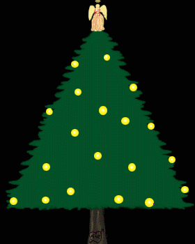 Gif di Natale: alberi di Natale