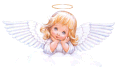 Gif di Natale: angeli
