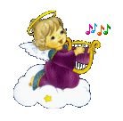 Gif di Natale: angeli