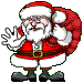 Gif di Natale: babbo natale