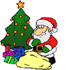 Gif di Natale: babbo natale