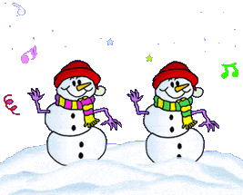 gif pupazzi di neve