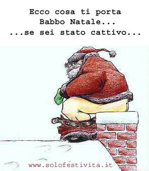 Immagine divertente di Babbo Natale